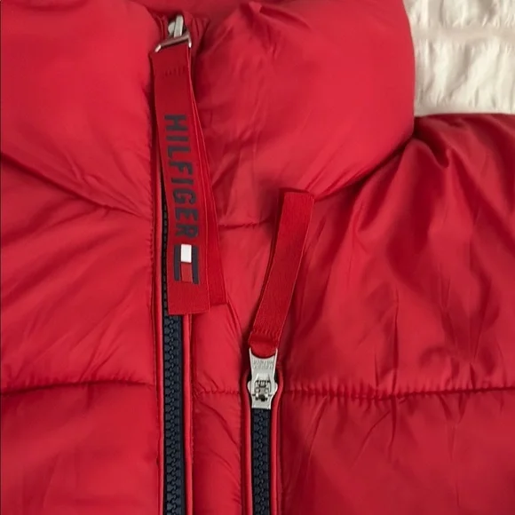 Tommy Hilfiger Vibrant Red Quilted Jacket - Medium NWT - Picture 3 of 10